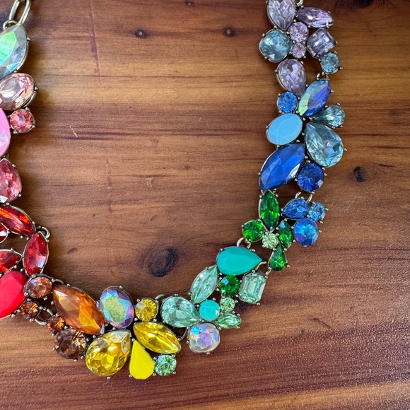 JCrew rainbow ombre statement necklace 🌈 - Picture 3 of 6